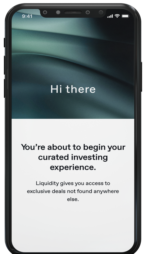 Liquidity website from phone